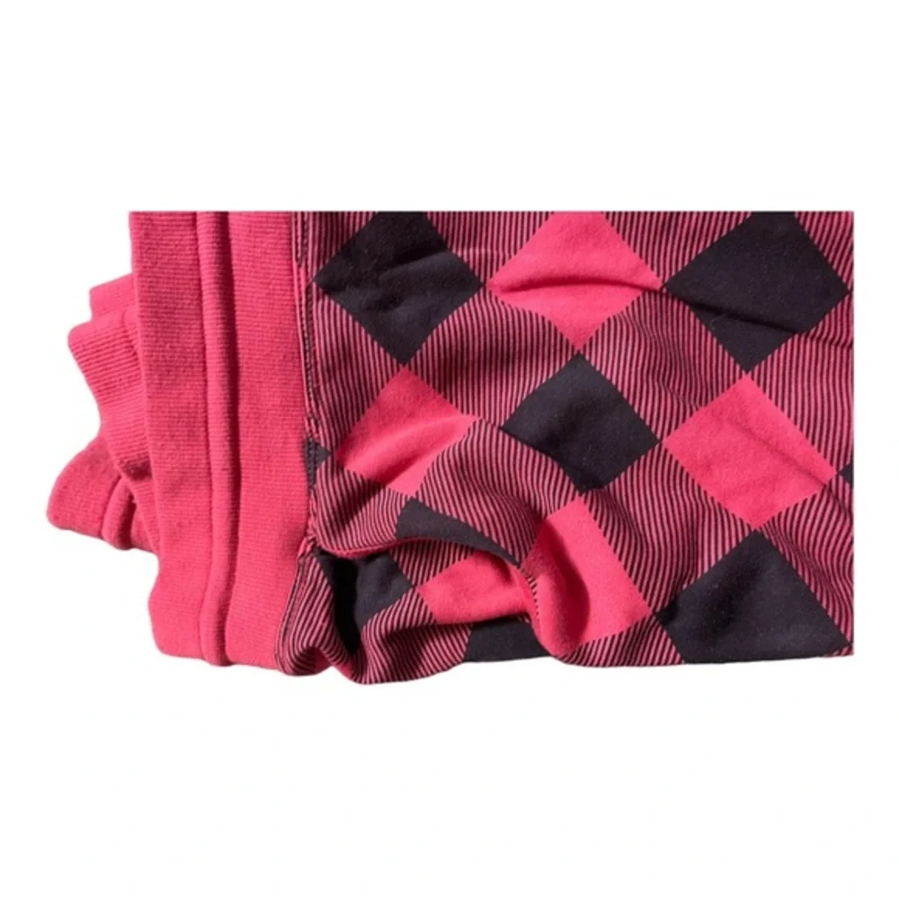 Zoe + Liv Red/Black‎ Plaid Joggers Size XXL - Picture 6 of 7